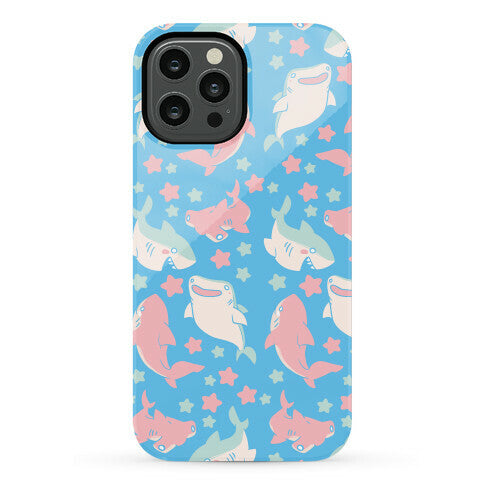 Happy Shark Pattern Phone Case